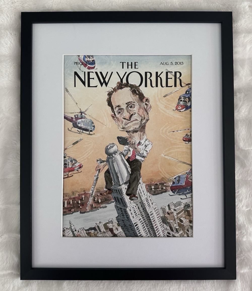 Framed New Yorker Aug 5 2013 John Cuneo Carlos Danger